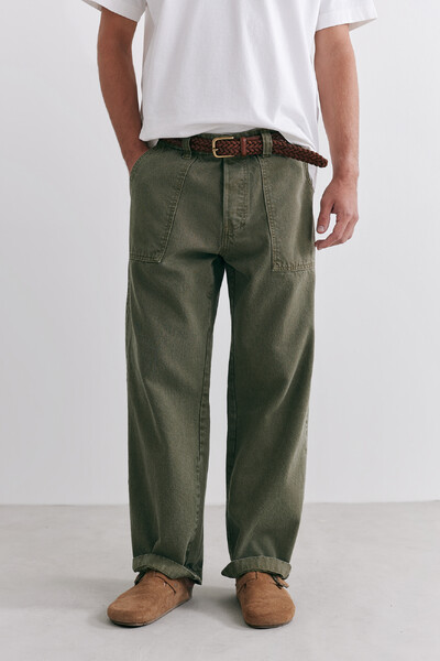FotoCalça Fatigue Washed Green