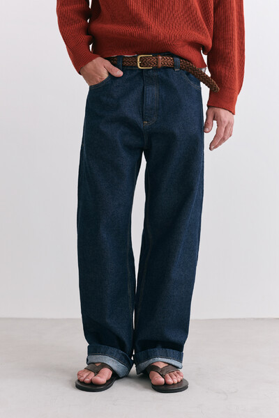 Foto Calça Jeans Wide Midnight