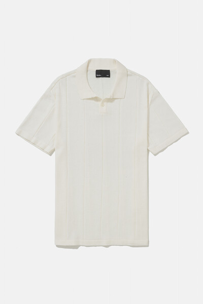 Foto Polo Tricot Fine Off White