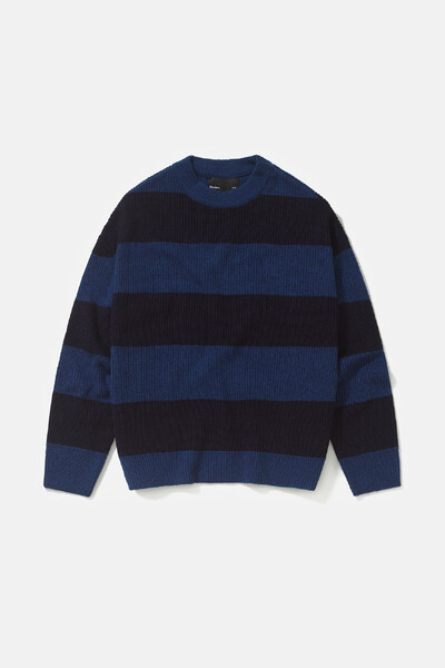 Foto Tricot Boxy Tidal Blue