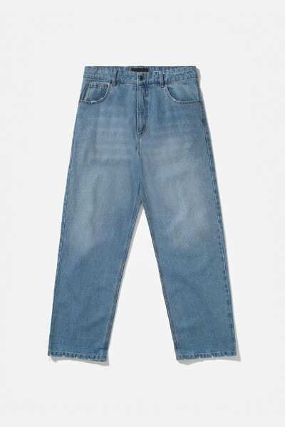 Foto Calça Jeans Wide Fades Blue