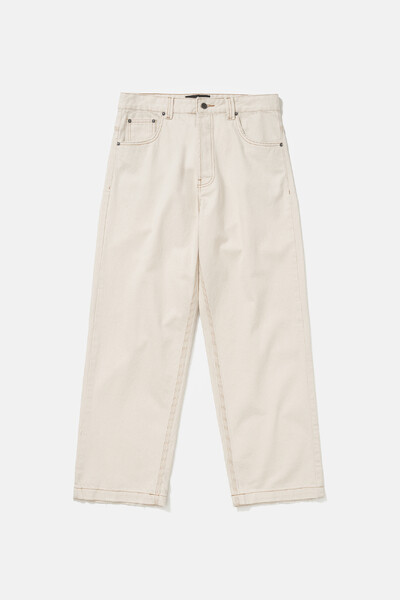 Foto Calça Wide Twill Natural x Muli