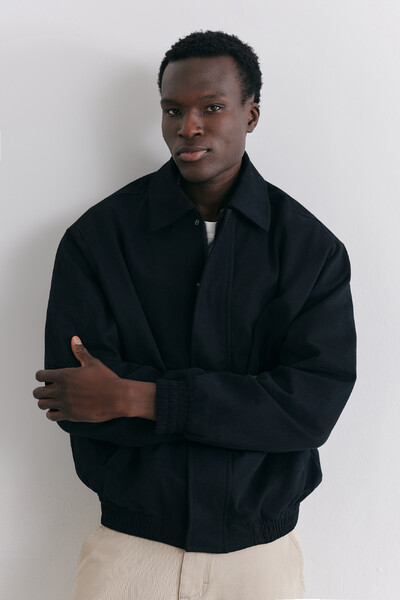 Foto Jaqueta Bomber Asphalt Twill Black