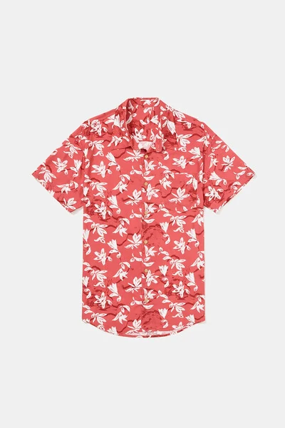 Foto Camisa Flower Sky Red