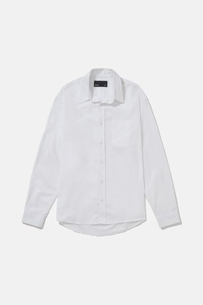 Foto Camisa Manga Longa Oxford White