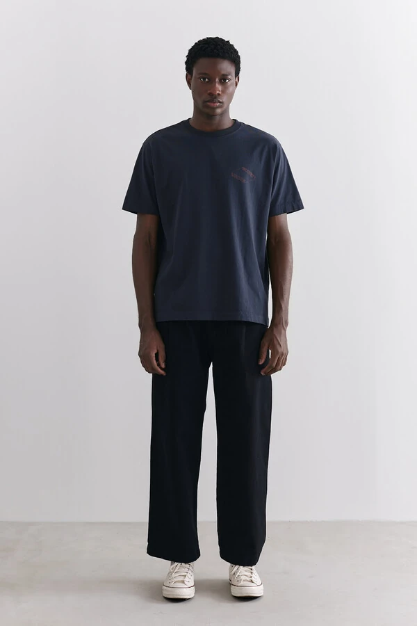 Camiseta Outline Deep Blue