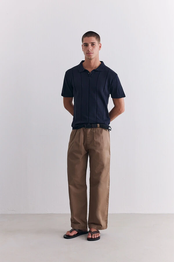 Polo Tricot Fine Navy