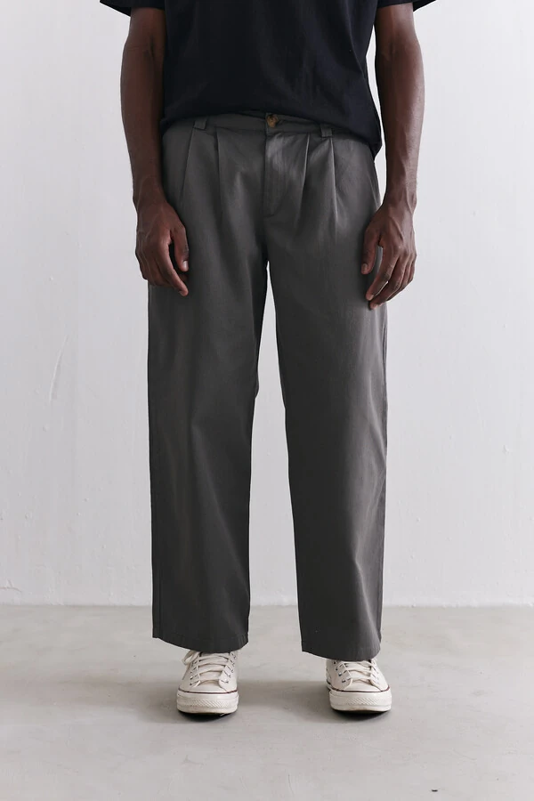 Calça Alfaiataria Classy Cotton Grey