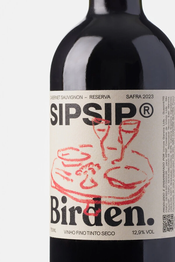 Vinho Cabernet Sauvignon x SIPSIP
