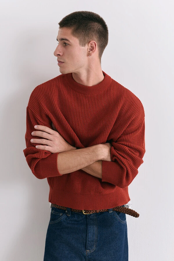 Tricot Boxy Terracota
