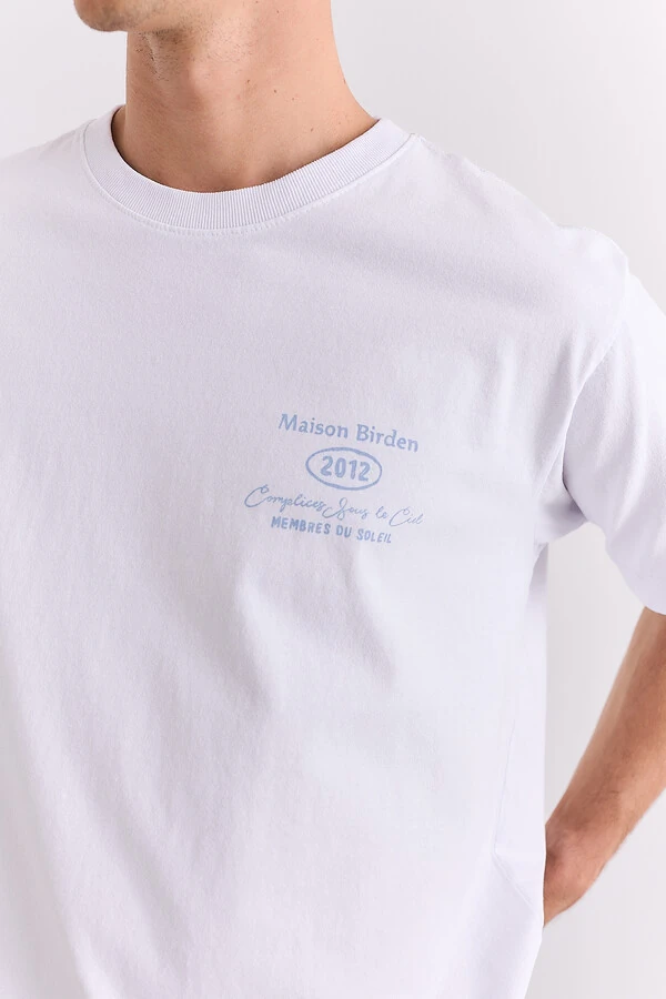 Camiseta Maison Birden White