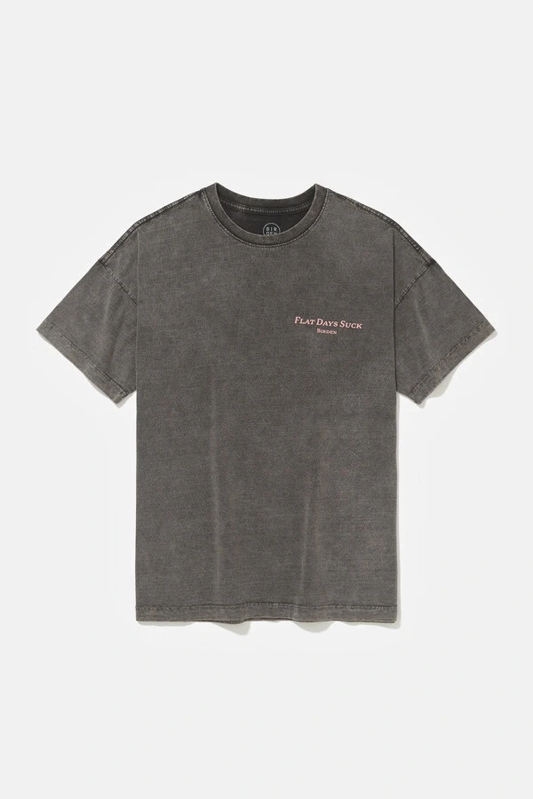 Camiseta Boxy Flat Days Storm