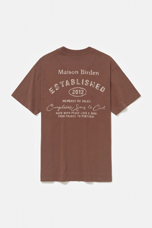 Camiseta Maison Birden Cacau