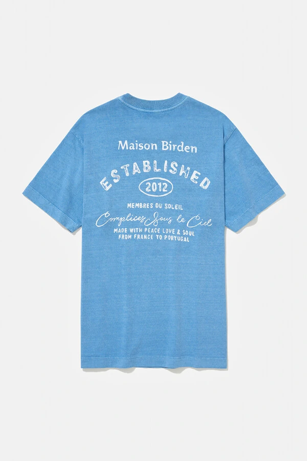 Camiseta Maison Birden Royal Blue