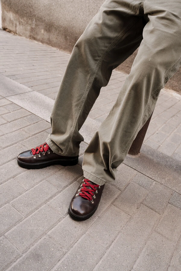 Hiking Boot Low Redwood Leather