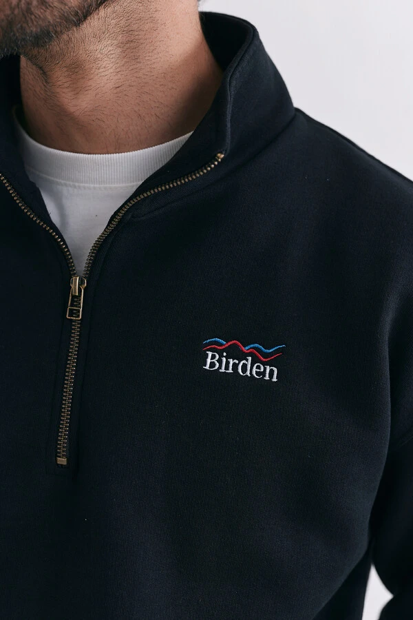 Moletom Quarter Zip Peaks Black