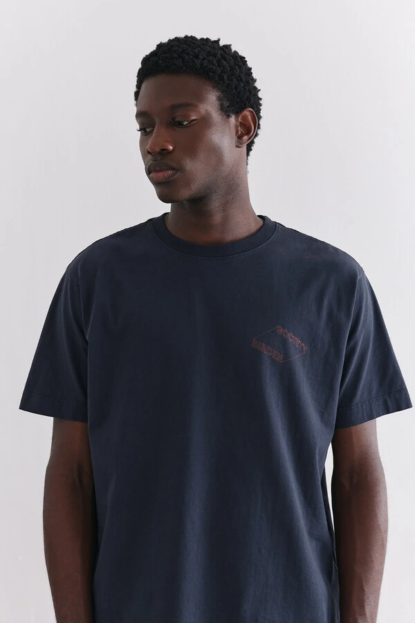 Camiseta Outline Deep Blue