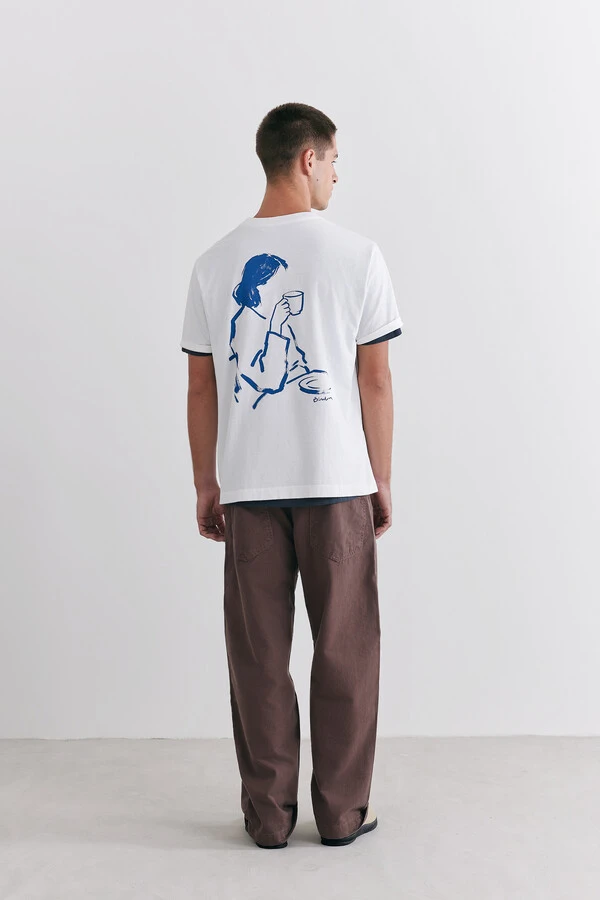 Camiseta Calm Cup Off-White