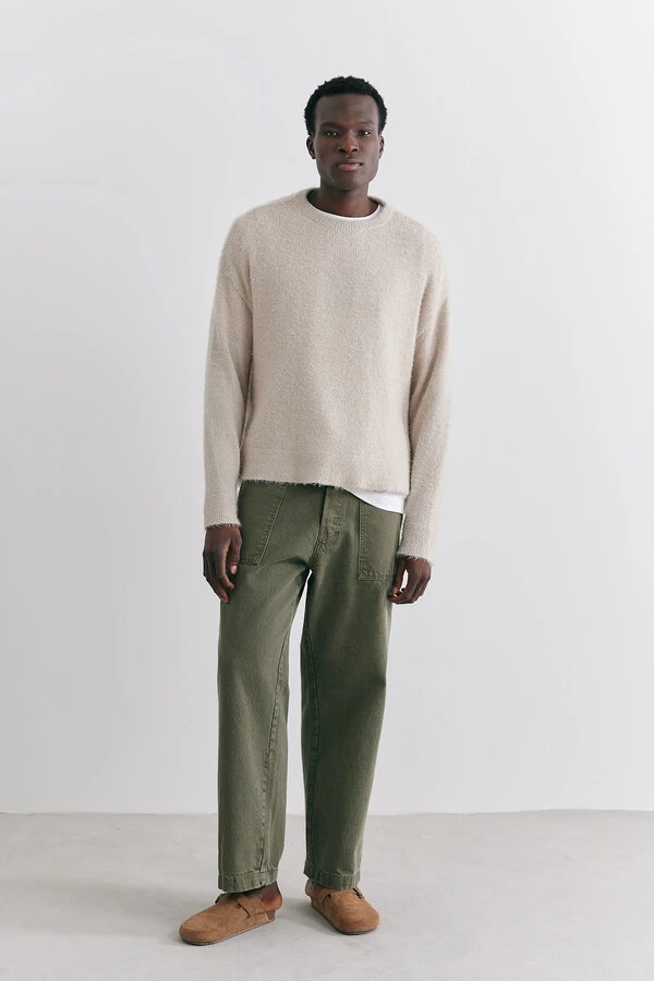 Tricot Boxy Sand Brushed x SIPSIP