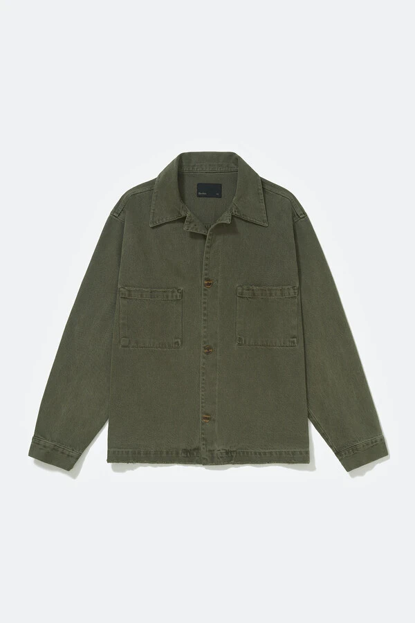 Jaqueta Worker Overdyed Moss