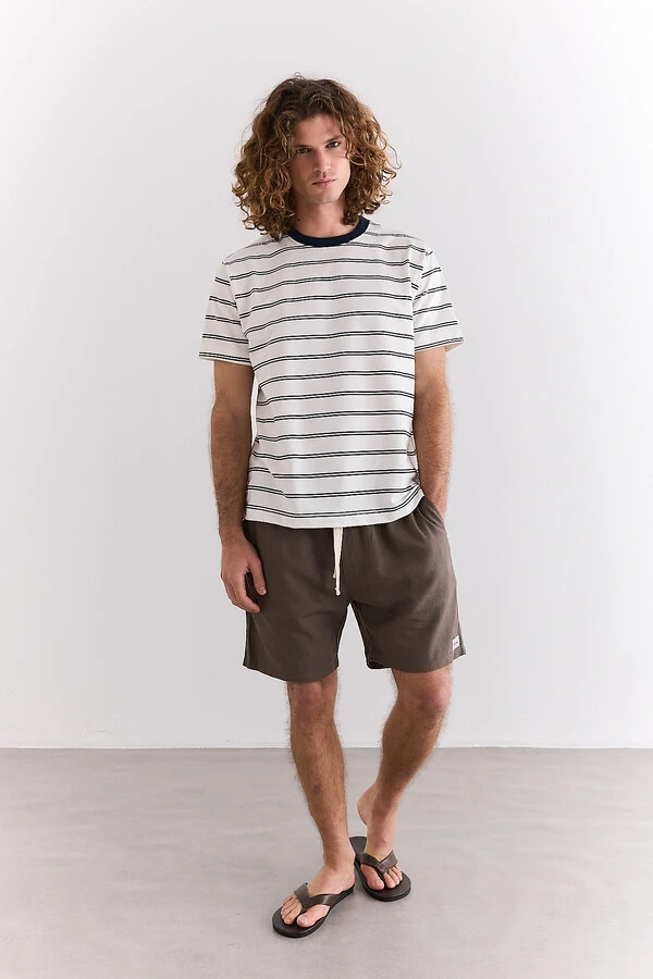 Shorts Linen Rattan
