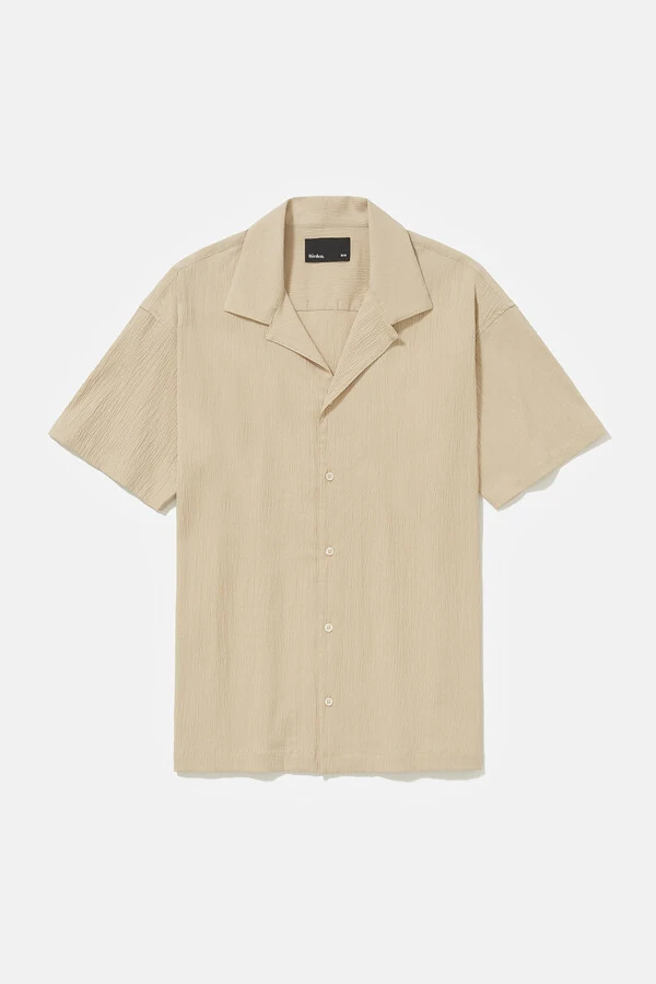 Camisa Boxy Seersucker Homus