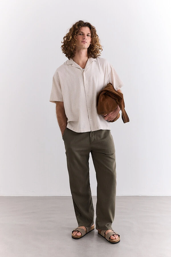 Camisa Linen Porto Natural