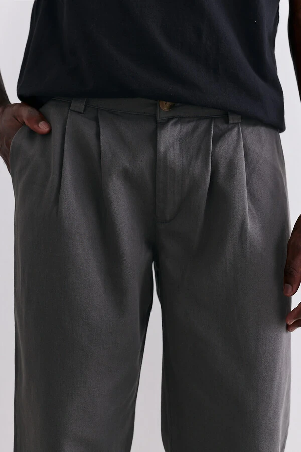 Calça Alfaiataria Classy Cotton Grey