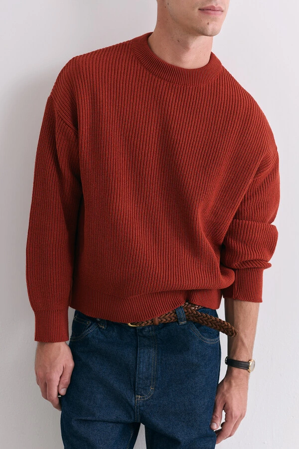 Tricot Boxy Terracota