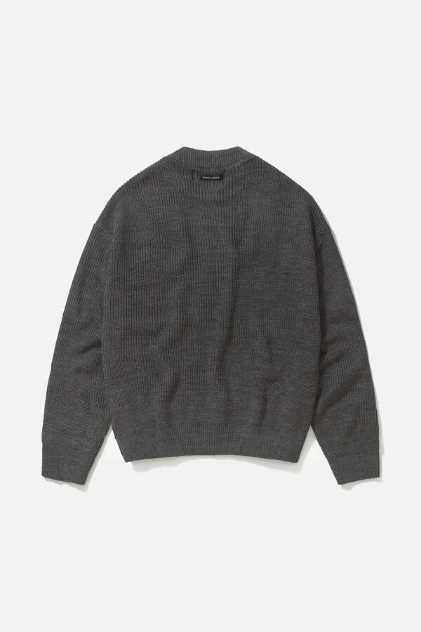 Tricot Boxy Grey Melange
