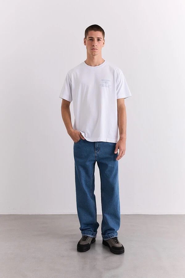 Camiseta Maison Birden White