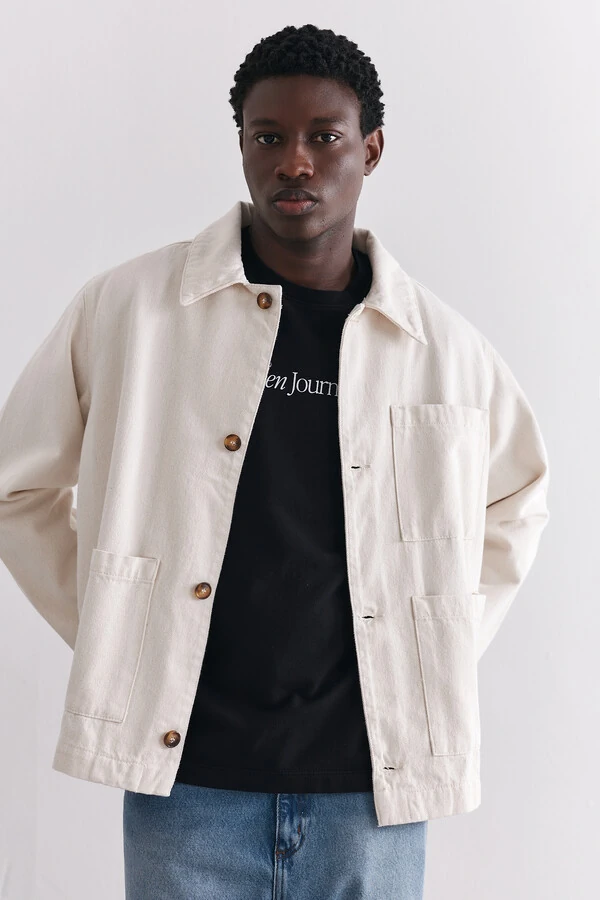 Camiseta Boxy Birden Journal Black