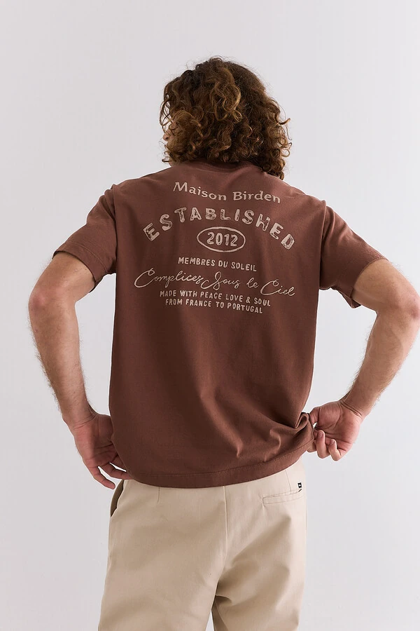 Camiseta Maison Birden Cacau