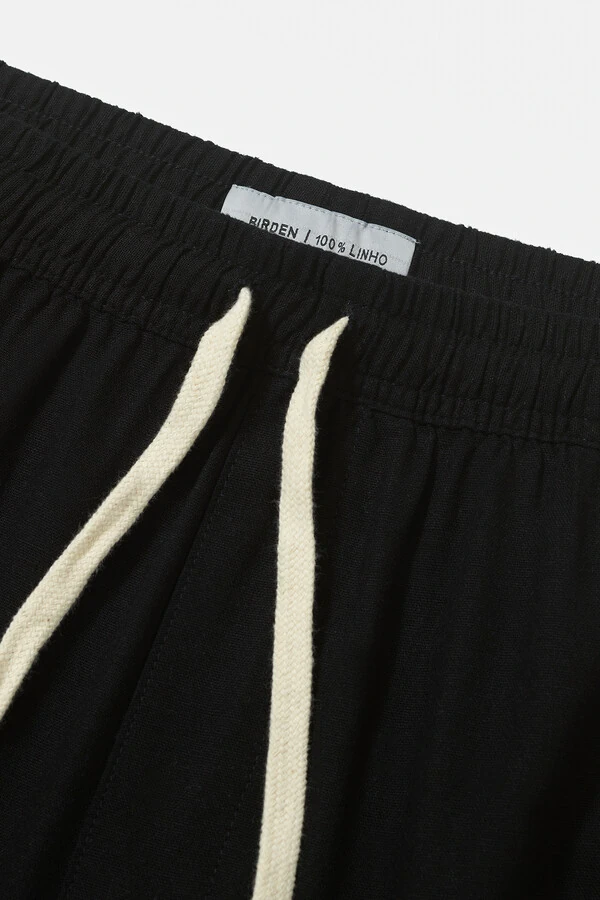 Shorts Linen Black