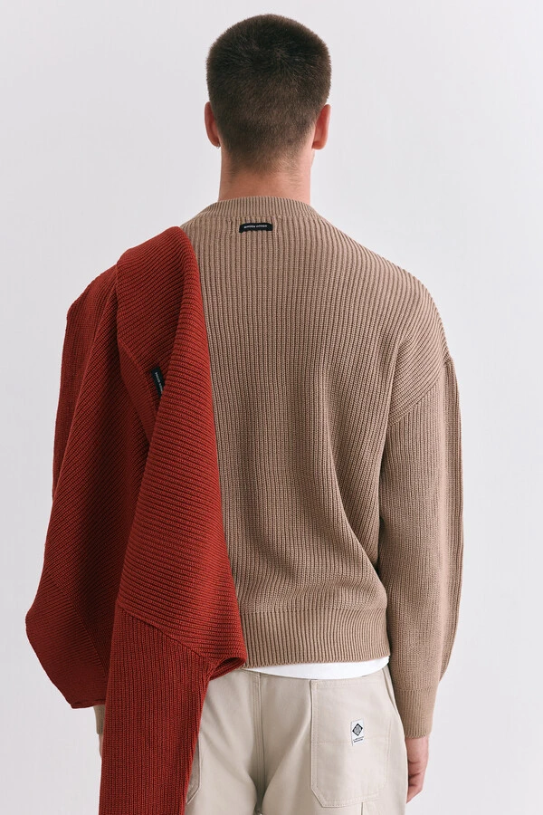 Tricot Boxy Beige