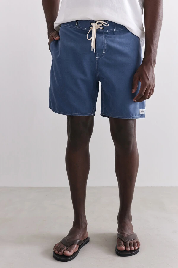 Boardshort Cupro Twill Lichen Blue