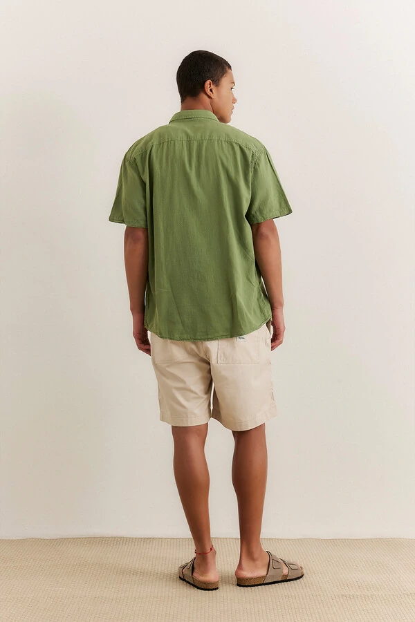 Camisa Linen Olive
