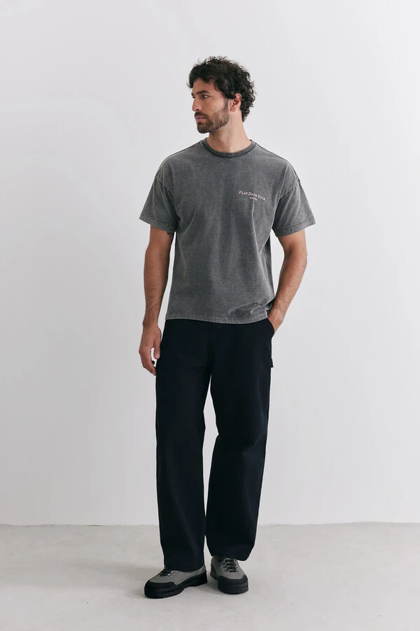 Camiseta Boxy Flat Days Storm