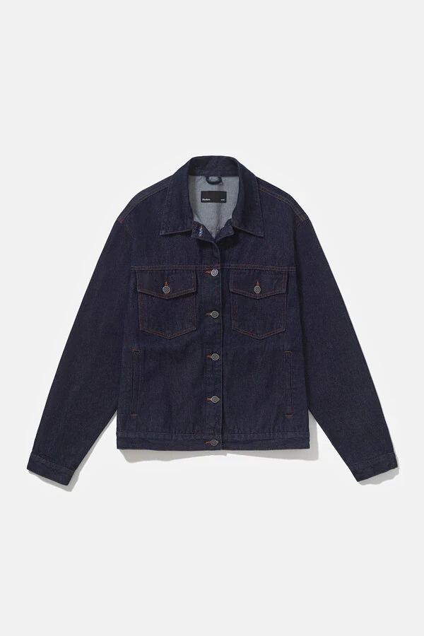 Jaqueta Jeans Trucker Midnight