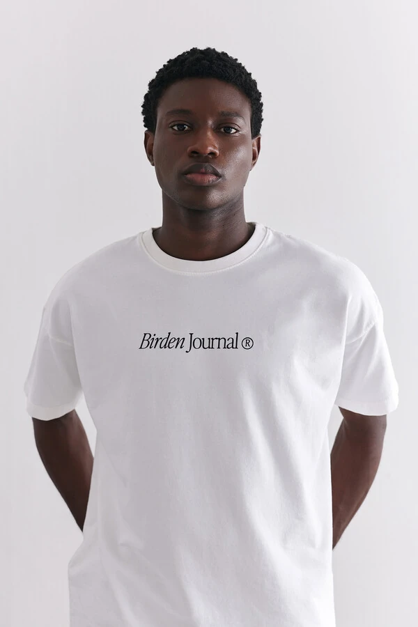 Camiseta Boxy Birden Journal Off