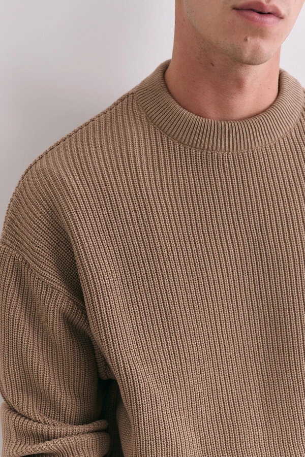 Tricot Boxy Beige