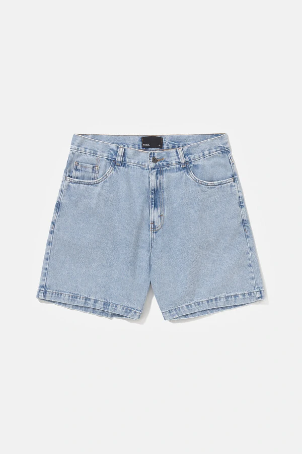 Walkshort Jeans Wide Stonewashed Cloudy