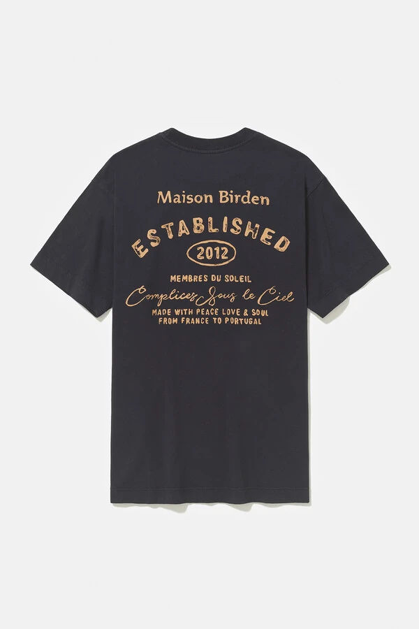Camiseta Maison Birden Deep Blue