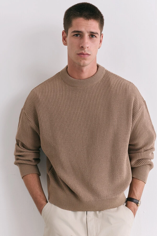 Tricot Boxy Beige