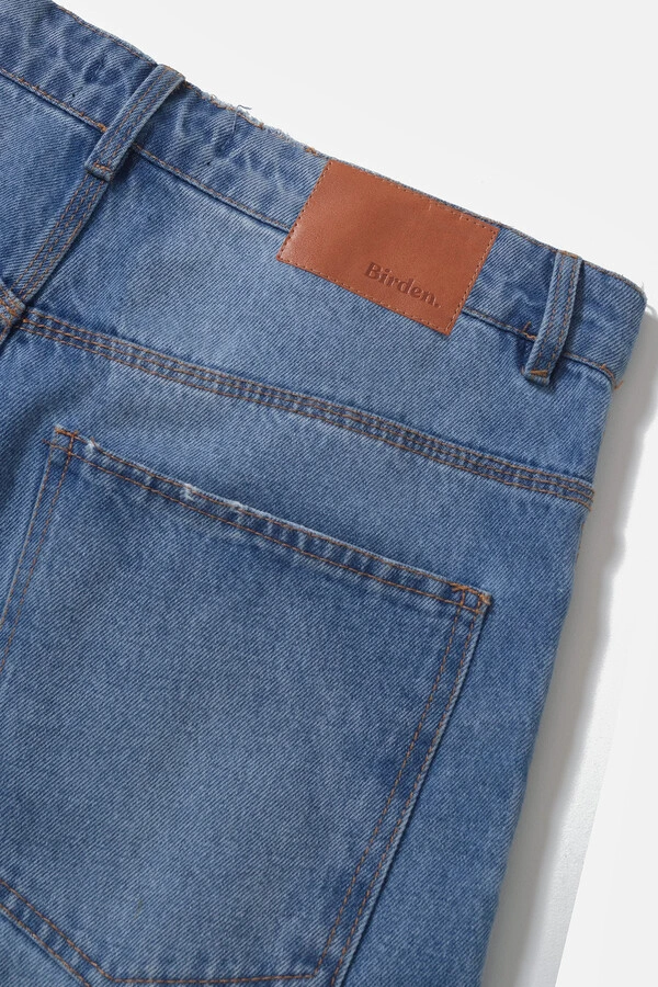 Calça Jeans Wide Fades Blue