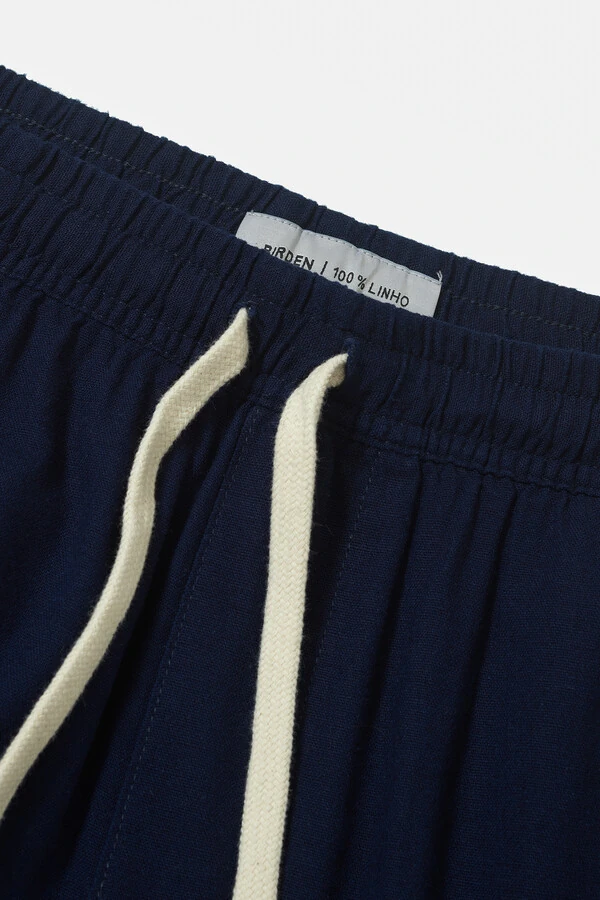 Shorts Linen Navy