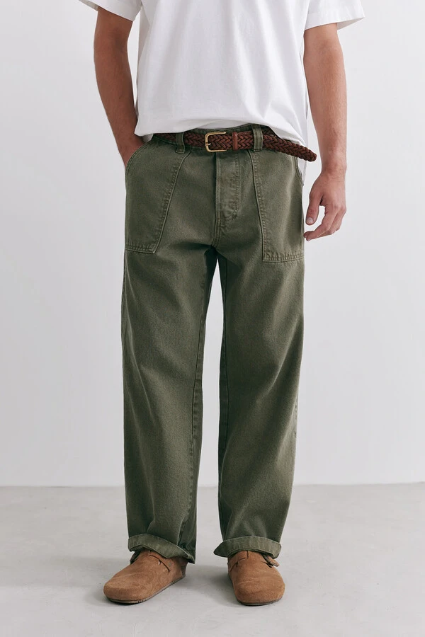Calça Fatigue Washed Green