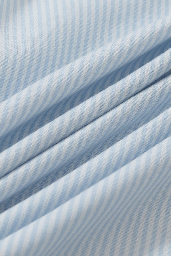 Shorts Boxer Stripes Light Blue