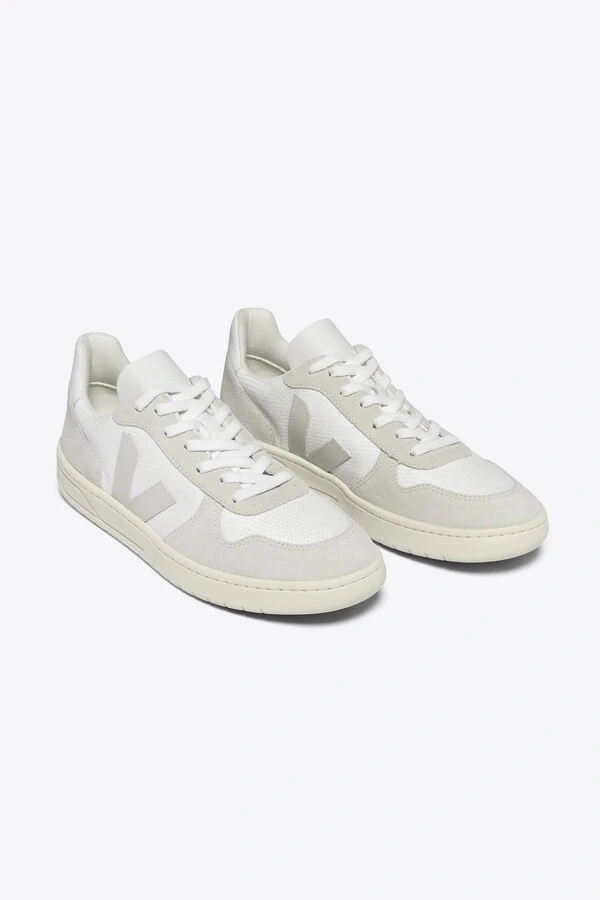 V-10 B-Mesh White Natural Pierre