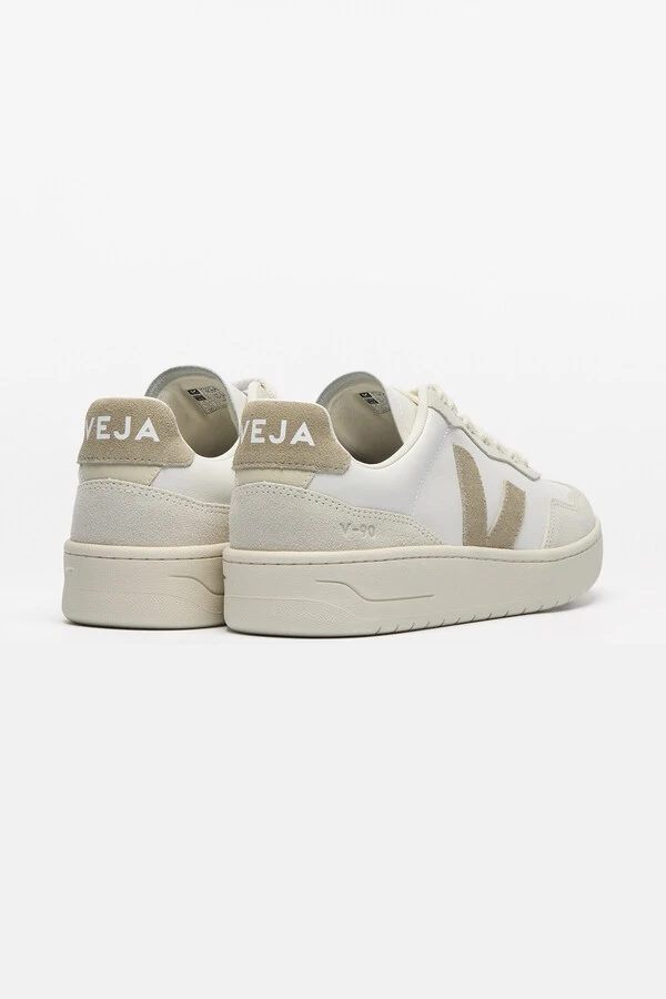 V-90 Leather White Taupe